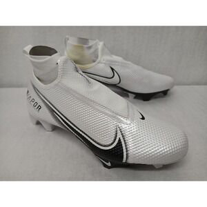 Nike Men's Vapor Edge Pro 360 Football Cleats AO8277-100 White Black Sz 10